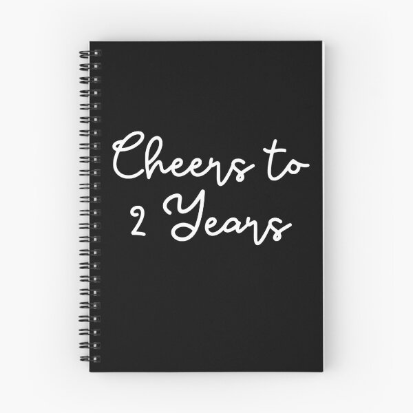 Item preview, Cheers to 2 Years - 2nd Wedding Anniversary Gift for Couples Men Women designed and sold by Mozaic Clothes.