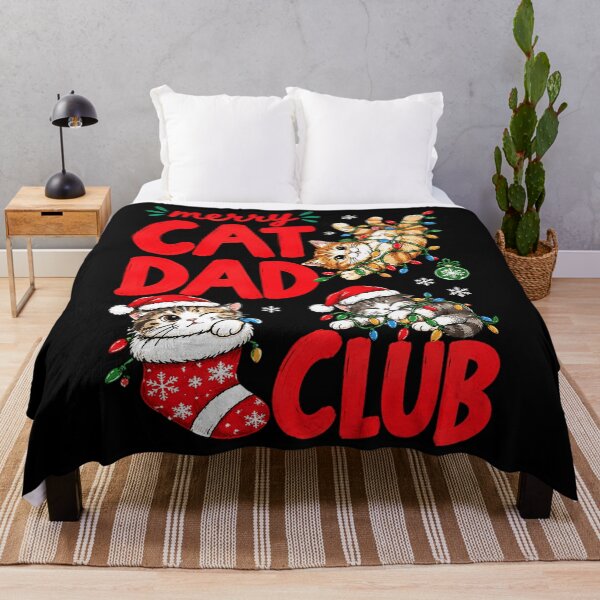 Item preview, Merry Cat Dad Club Christmas Lights Kittens designed and sold by malikrosendo23.