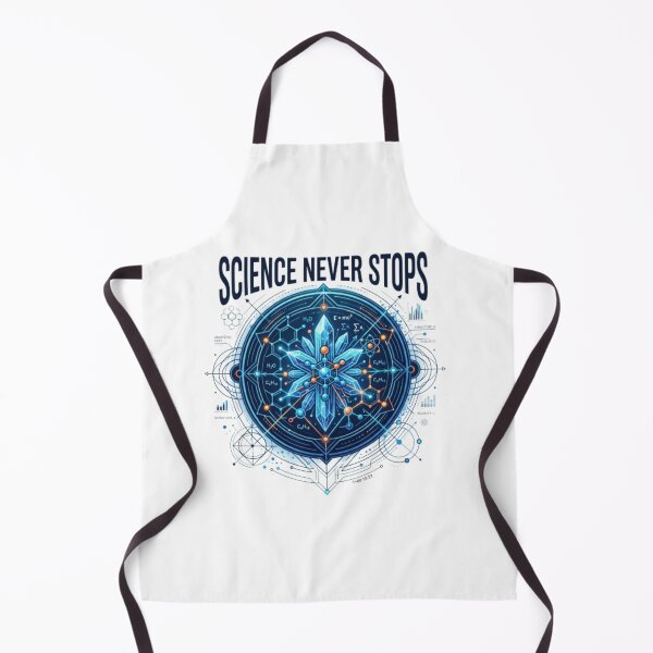 Item preview, Scientist Science Never Stops Futuristic Science T-Shirt designed and sold by PixelStyle Studio.