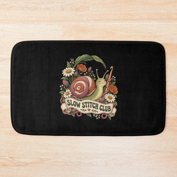 Item preview, Yarn Snail Slow Stitch Club designed and sold by Text2tee.