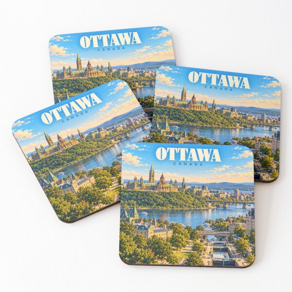 Item preview, Ottawa Vintage Canadian Capital City Art designed and sold by MichaeIRellov.