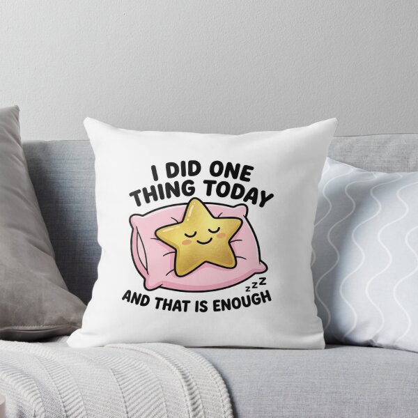 Item preview, I Did One Thing Today And That Is Enough Cute Sleeping Star Self Care Affirmation designed and sold by raedattia.