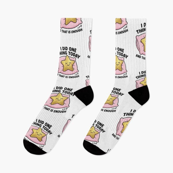 Item preview, I Did One Thing Today And That Is Enough Cute Sleeping Star Self Care Affirmation designed and sold by raedattia.