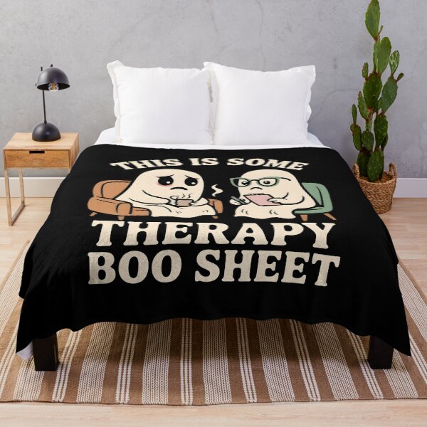 Artikelvorschau, Therapie-Boo-Sheet-Geisterhumor entworfen und verkauft von SoyLamderma.