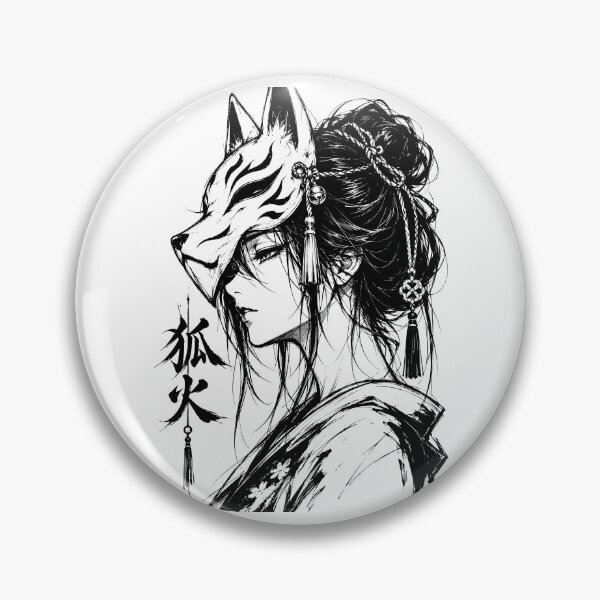 Aperçu de l'œuvre Jeune fille kitsune japonaise créée et vendue par bapupa.