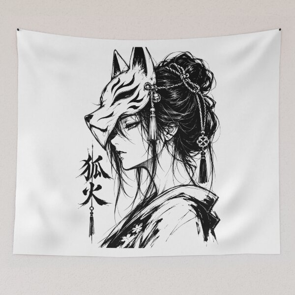 Item preview, Japanese Kitsune Girl designed and sold by bapupa.
