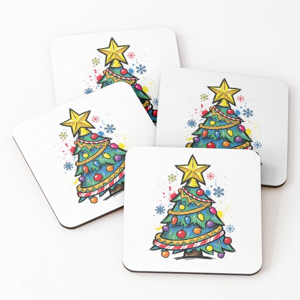 Item preview, Gaudy Christmas Tree Ugly Sweater Party Art designed and sold by Merch by Das Design Studio.