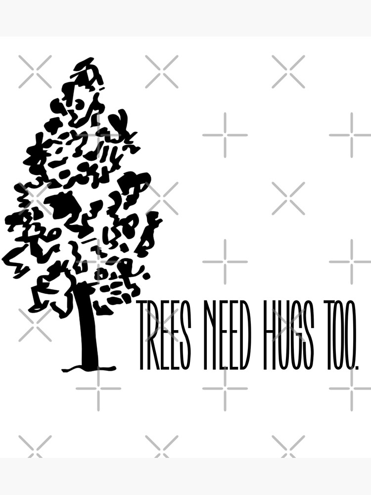"Tree hugger" Art Print for Sale by AKB Redbubble