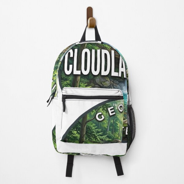 Item preview, Cloudland Canyon State Park Georgia Summer Falls Round Badge Sticker designed and sold by DetourDgn.