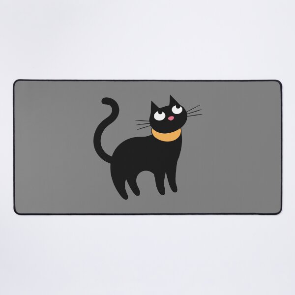 Item preview, Cute Black Cat With Curly Tail Playful Cartoon designed and sold by zan-mf.