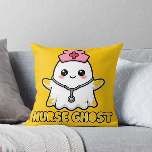 Item preview, Cute Nurse Ghost Halloween Stethoscope Art designed and sold by the wellness script.