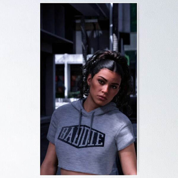 Item preview, Streetwear Baddie Girl Urban Style - 3D Character Aesthetic Portrait designed and sold by Billy Morfo™.