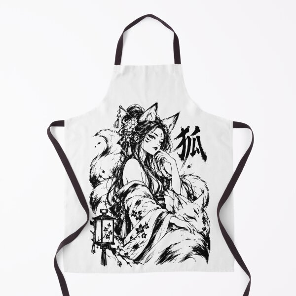Artikelvorschau, Mystisches japanisches Kitsune-Fuchsmädchen entworfen und verkauft von bapupa.