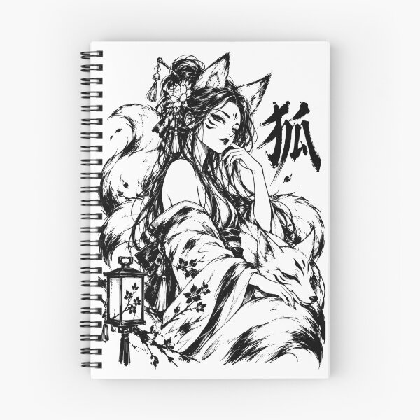 Item preview, Mystical Japanese Kitsune Fox Girl  designed and sold by bapupa.