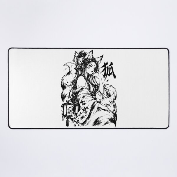 Item preview, Mystical Japanese Kitsune Fox Girl designed and sold by bapupa.