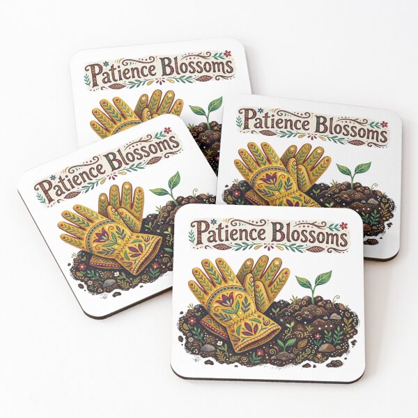 Item preview, Patience Blossoms Gardening Gloves Art designed and sold by Sanan Israyilli.