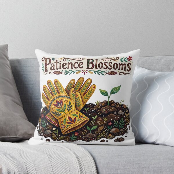 Item preview, Patience Blossoms Gardening Gloves Art designed and sold by Sanan Israyilli.