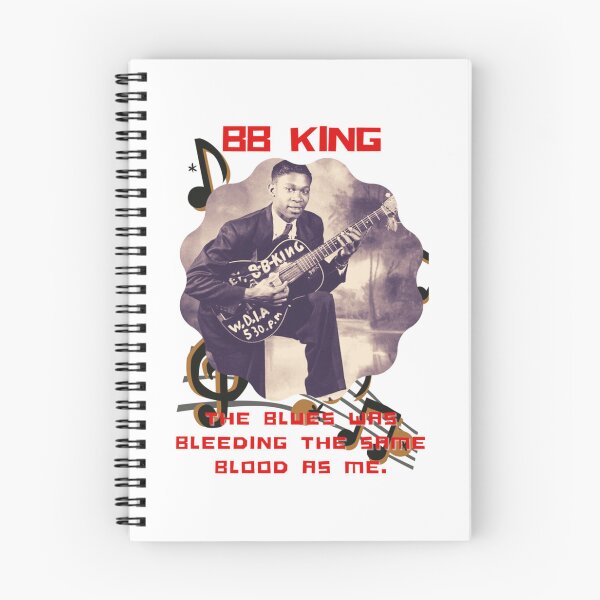Item preview, BB King Vintage Blues Guitar Portrait Design designed and sold by JoshuaudArt.
