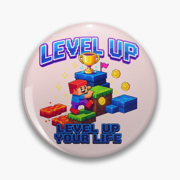 Item preview, Level Up Your Life – Motivational Gamer Design designed and sold by DVerse Studio.