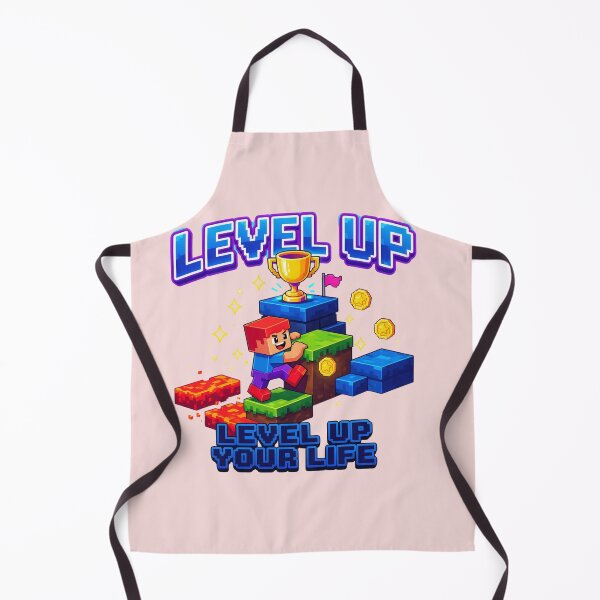 Item preview, Level Up Your Life – Motivational Gamer Design designed and sold by DVerse Studio.