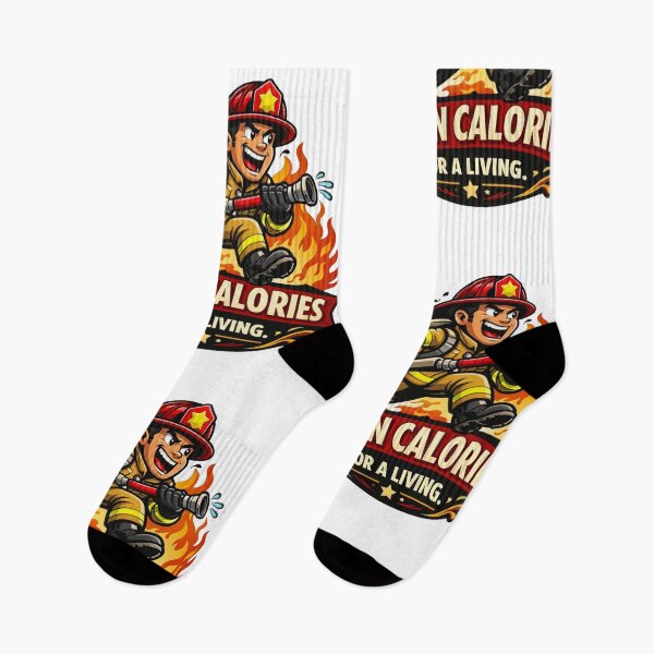 Item preview, Quemador de calorías de bombero – Divertida pegatina de bombero para entrenar designed and sold by Timeless Junction.