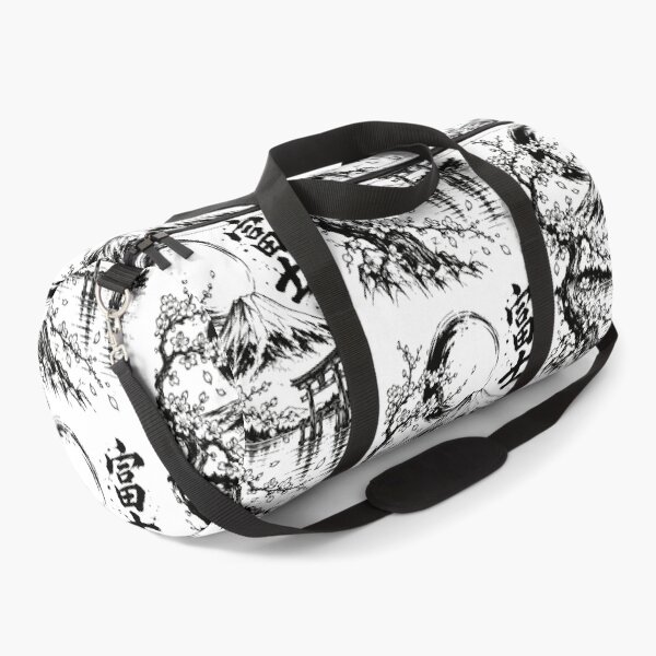 Item preview, Ink-Washed Mount Fuji Blossom Landscape designed and sold by bapupa.