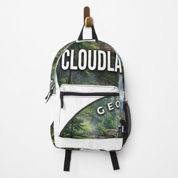 Item preview, Cloudland Canyon State Park Georgia Spring Mist Round Badge Sticker designed and sold by DetourDgn.