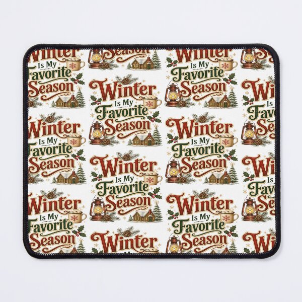 Item preview, Winter Is My Favorite Season Vintage Illustration designed and sold by GlaSher.