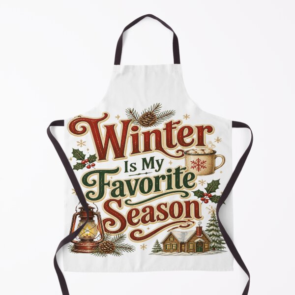 Item preview, Winter Is My Favorite Season Vintage Illustration designed and sold by GlaSher.