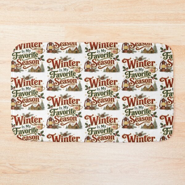 Item preview, Winter Is My Favorite Season Vintage Illustration designed and sold by GlaSher.