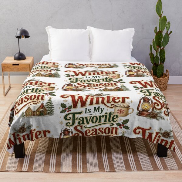 Item preview, Winter Is My Favorite Season Vintage Illustration designed and sold by GlaSher.