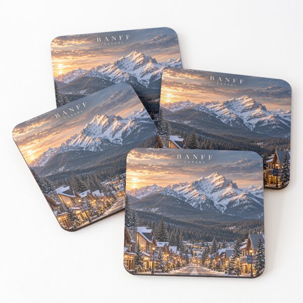 Item preview, Banff Cinematic Monochrome Mountain Artwork designed and sold by MichaeIRellov.