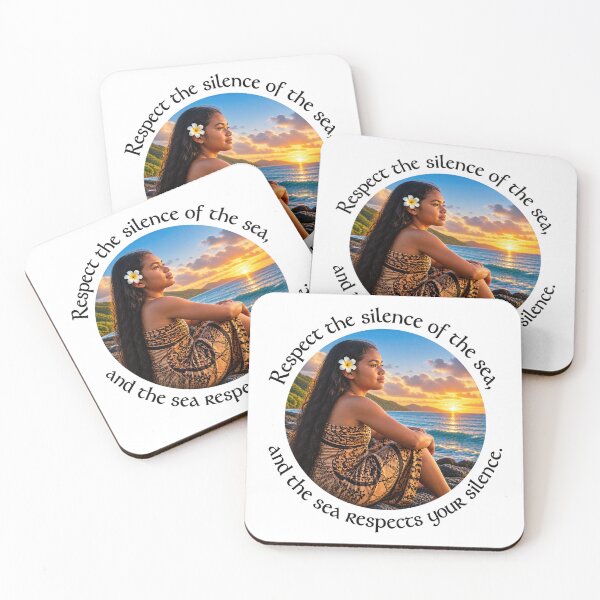 Item preview, Samoa Respect Proverb - Respect the silence of the sea | Pacific Art designed and sold by ShakaLife.org.