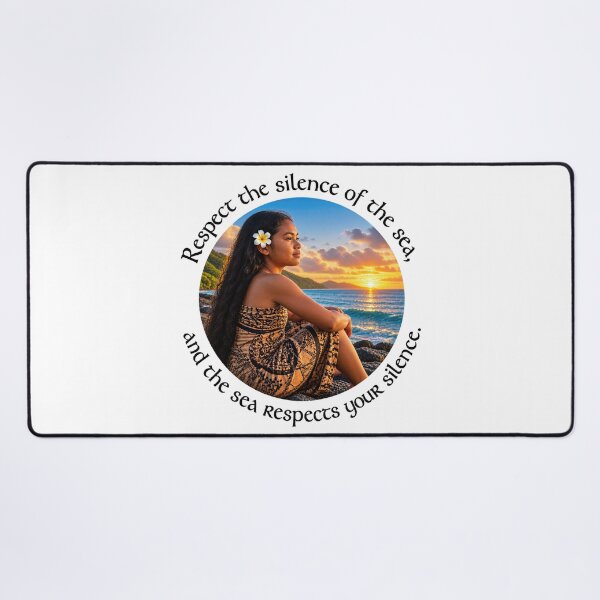 Item preview, Samoa Respect Proverb - Respect the silence of the sea | Pacific Art designed and sold by ShakaLife.org.