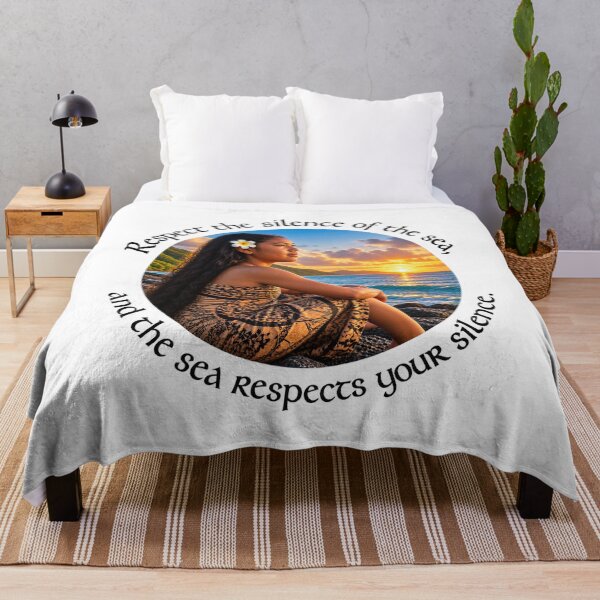 Item preview, Samoa Respect Proverb - Respect the silence of the sea | Pacific Art designed and sold by ShakaLife.org.