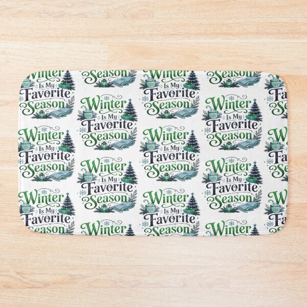 Item preview, Winter Is My Favorite Season Vintage Illustration designed and sold by GlaSher.