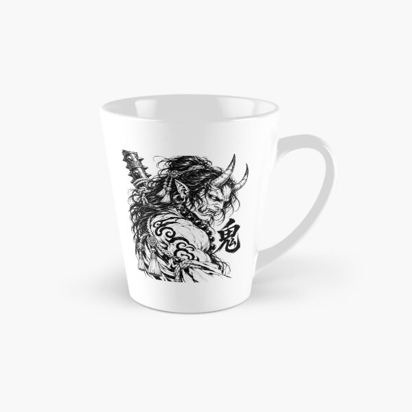 Item preview, Fierce Oni Demon Warrior with Kanji designed and sold by bapupa.