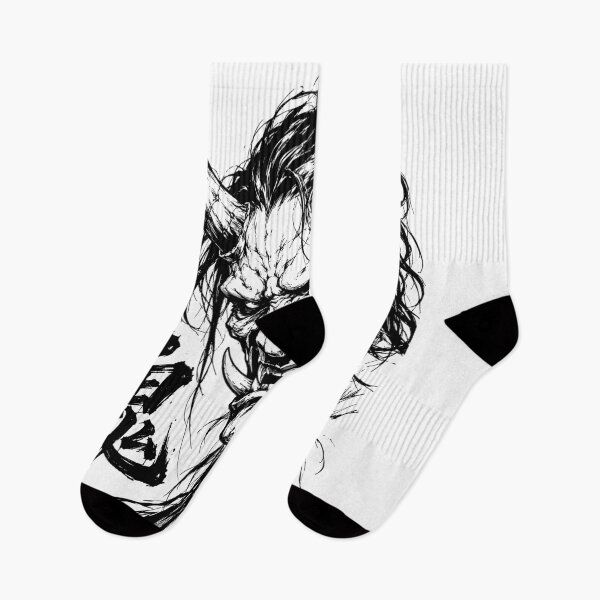 Item preview, Menacing Oni Demon Ink Portrait designed and sold by bapupa.