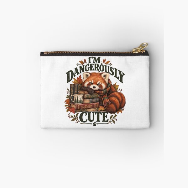 Item preview, Small Fluffy Dangerous – Cute Red Panda Book Lover designed and sold by Scarlett-Goods.