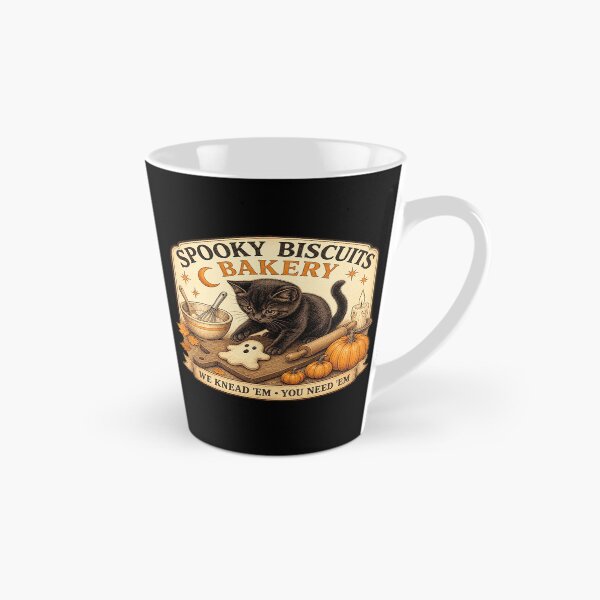 Item preview, Spooky Biscuits Black Cat Halloween Bakery designed and sold by ArtbySunRaeer.