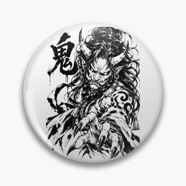 Item preview, Oni Demon Reaching Through Ink designed and sold by bapupa.