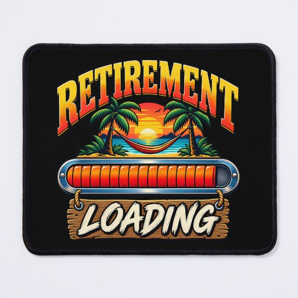 Item preview, Retirement Loading Funny Beach Sunset Palm Trees Retiree designed and sold by Photo-Sphere101.