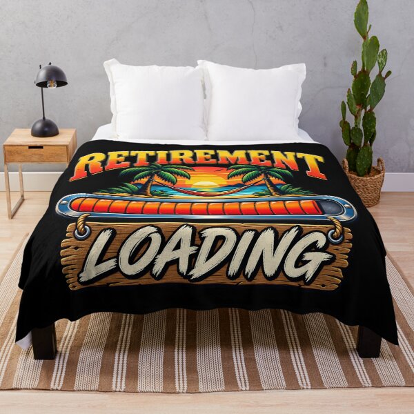 Item preview, Retirement Loading Funny Beach Sunset Palm Trees Retiree designed and sold by Photo-Sphere101.