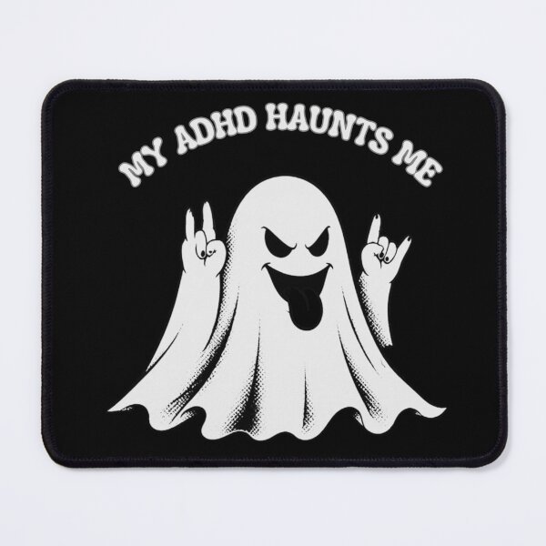 Item preview, My ADHD Haunts Me Funny ADHD Halloween Ghost designed and sold by T-version.