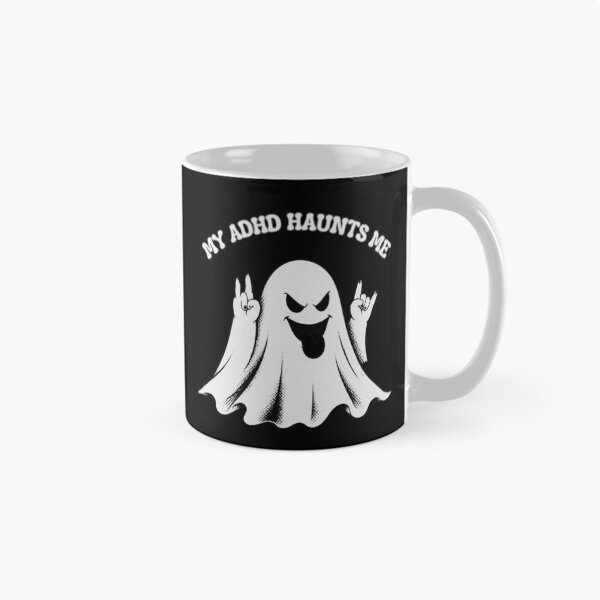 Item preview, My ADHD Haunts Me Funny ADHD Halloween Ghost designed and sold by T-version.
