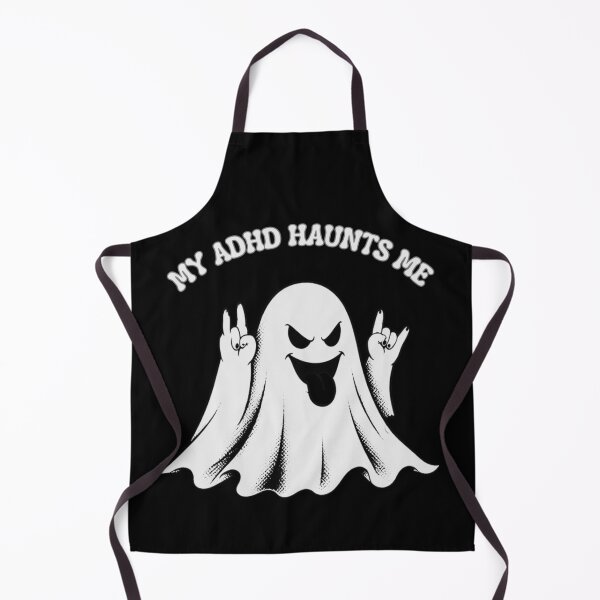 Item preview, My ADHD Haunts Me Funny ADHD Halloween Ghost designed and sold by T-version.