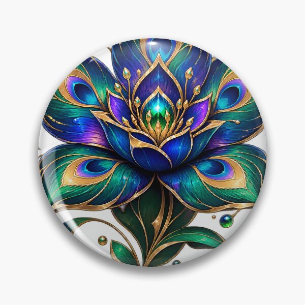 Item preview, Peacock Feather Flower designed and sold by Otakunited.