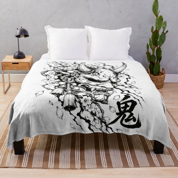 Item preview, Monochrome Oni Mask and Sakura Ink designed and sold by bapupa.