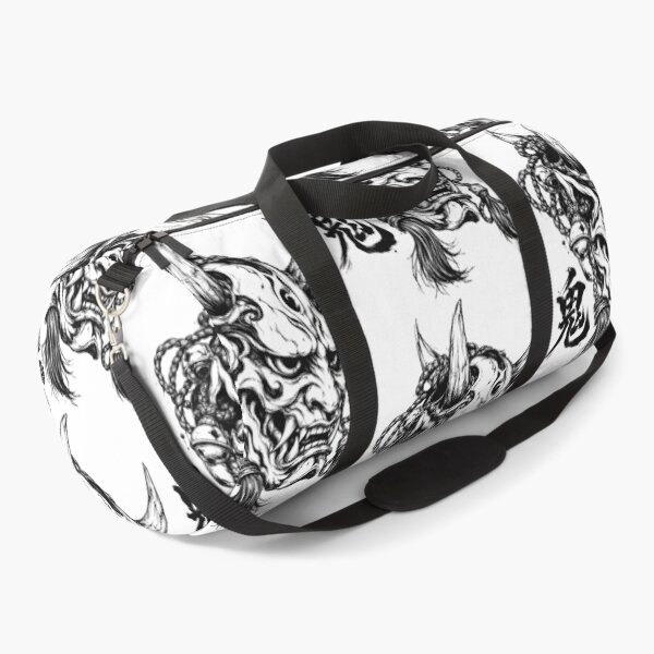 Item preview, Monochrome Oni Mask with Braided Tassels designed and sold by bapupa.