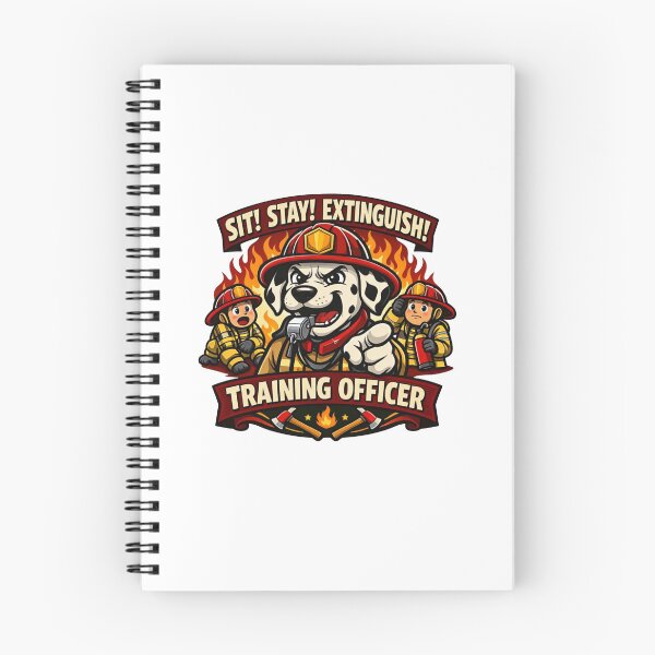 Item preview, Dalmatian Training Officer – Funny Fire Dog Instructor Sticker designed and sold by Timeless Junction.